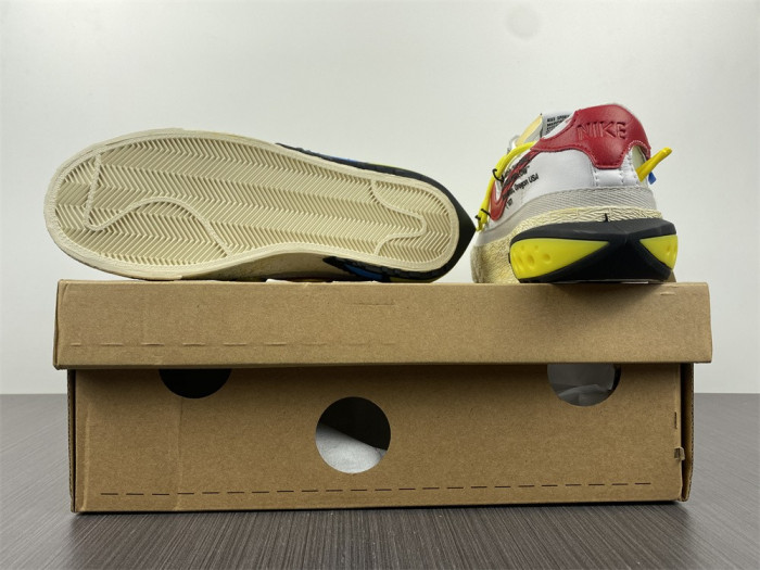 Off-White x Nike Blazer Low "White/University Red" DH7863-100