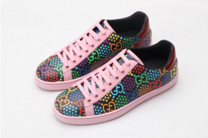G*u*i ace embroidered low-top sneaker 610085 h2020 1115