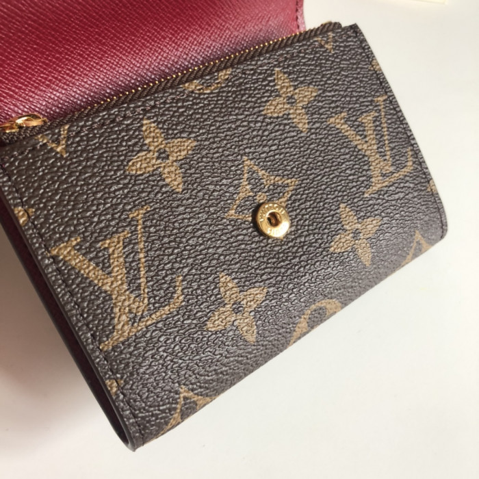 LOUI VUITTO WALLET PURPLE RED M41939 11*8